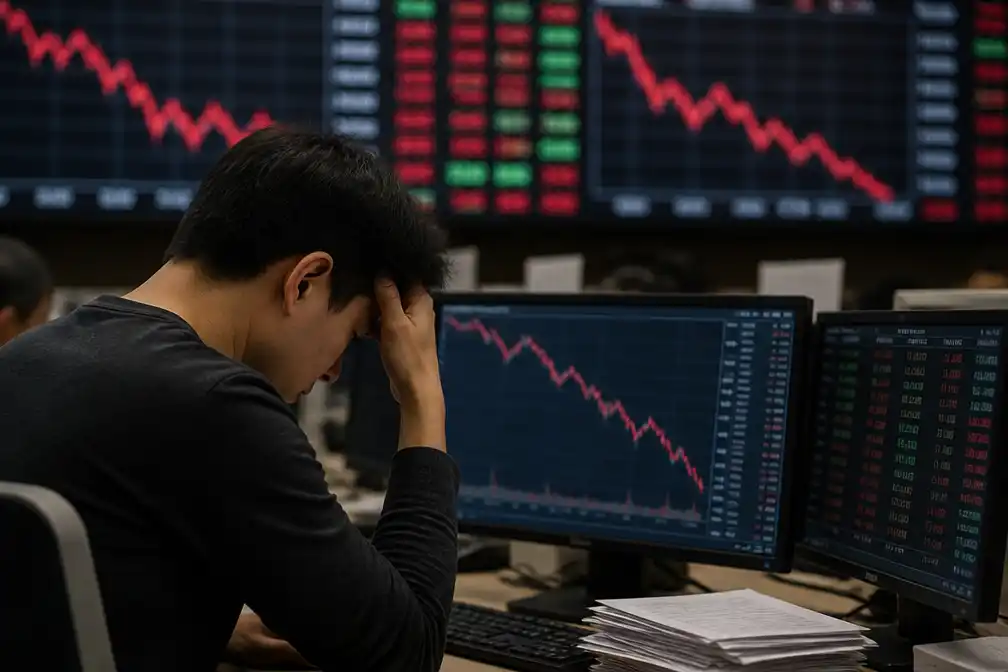 Beurscrash Zuid-Korea treft particuliere beleggers met geleend geld